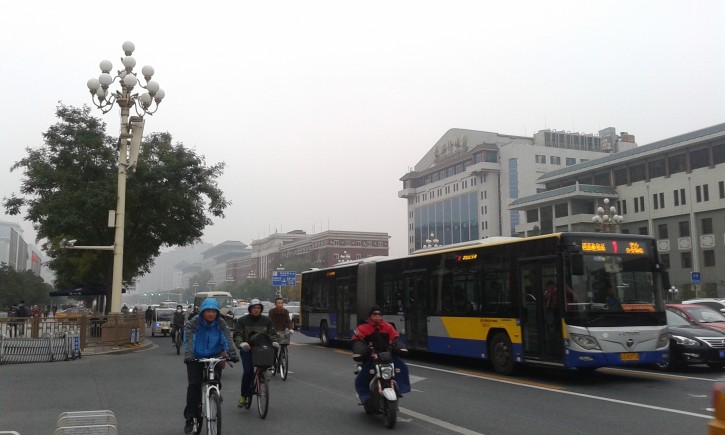 Cyclists in Beijing